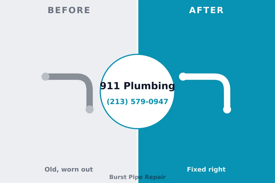 Before and after: plumbing company Union City, OH